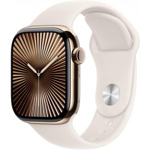 Apple Watch S10 LTE 42mm Titanium Gold